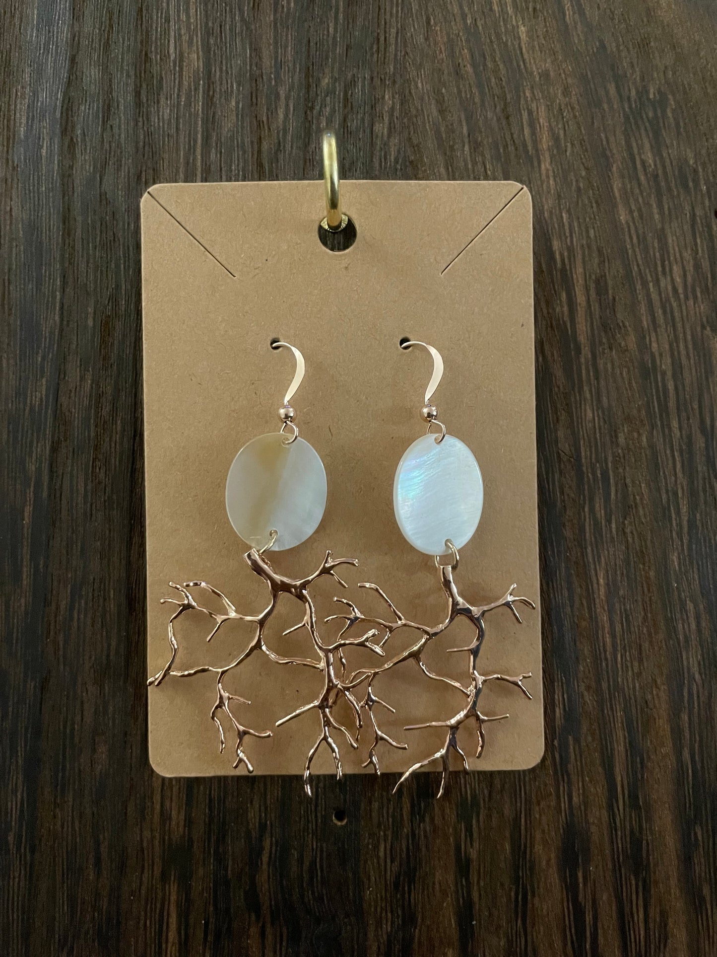 Ako'ako'a Drop-Rose Gold Earrings