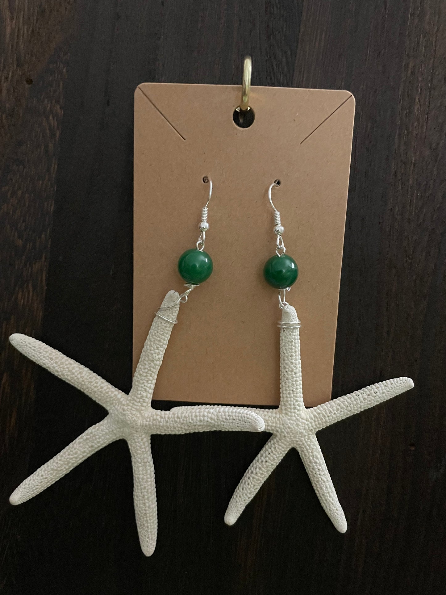 Kape'a Nui Earrings -Jade